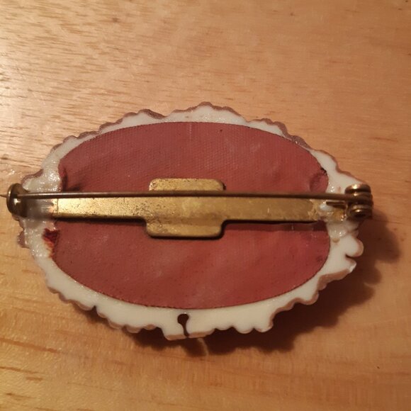 Rare 1940s Brooch-Celluloid Scottish Deer Family - Picture 2 of 8